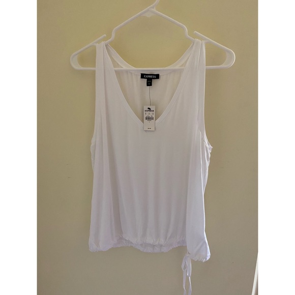 NWT EXPRESS White Tank Top - Picture 1 of 7